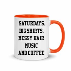 11oz Ceramic Mug with Color Inside