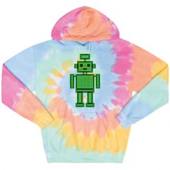 Unisex Tie-Dye Fleece Hoodie