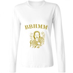 Ladies Relaxed Fit Basic Long Sleeve Tee