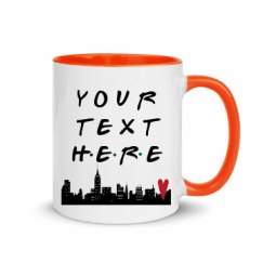 11oz Ceramic Mug with Color Inside