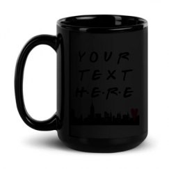 15oz Black Glossy Mug