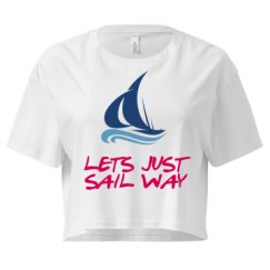 Ladies Festival Cali Crop Top Tee