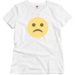 Frowning Face Emoji Tee