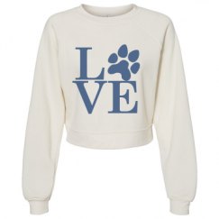 Women's Raglan Pullover Fleece