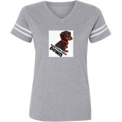 Ladies Relaxed Fit Vintage Sports Tee