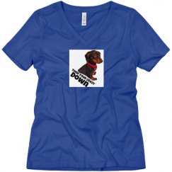 Ladies Relaxed Fit V-Neck Tee