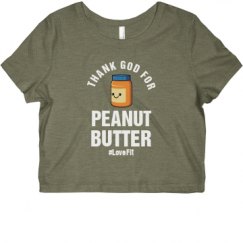 Ladies Slim Fit Crop Top Tee