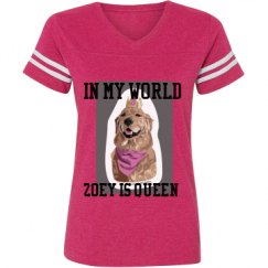 Ladies Relaxed Fit Vintage Sports Tee