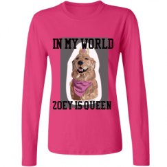 Ladies Relaxed Fit Basic Long Sleeve Tee