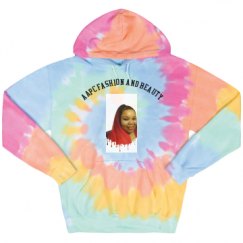 Unisex Tie-Dye Fleece Hoodie
