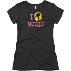 Ladies Slim Fit Super Soft Triblend Tee