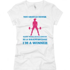 Ladies Slim Fit Basic Promo Jersey Tee