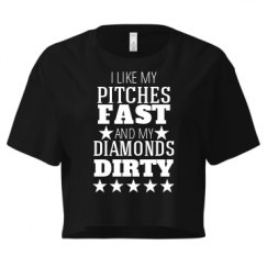 Ladies Festival Cali Crop Top Tee