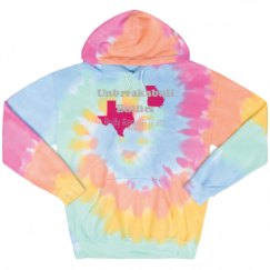 Unisex Tie-Dye Fleece Hoodie