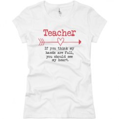 Ladies Slim Fit Basic Promo Jersey Tee