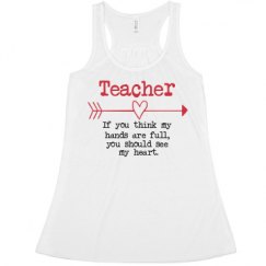 Ladies Flowy Racerback Tank