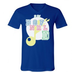 Unisex V-Neck Jersey Tee