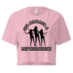 Ladies Festival Cali Crop Top Tee