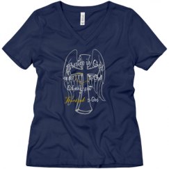 Ladies Relaxed Fit V-Neck Tee