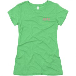 Ladies Slim Fit Super Soft Triblend Tee