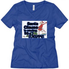 Ladies Relaxed Fit V-Neck Tee