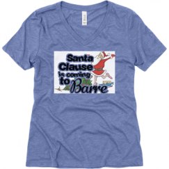 Ladies Relaxed Fit Super Soft Triblend V-Neck Tee