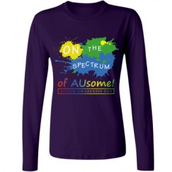 Ladies Relaxed Fit Basic Long Sleeve Tee