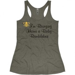 Ladies Slim Fit Super Soft Racerback Triblend Tank