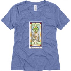 Ladies Relaxed Fit Super Soft Triblend V-Neck Tee