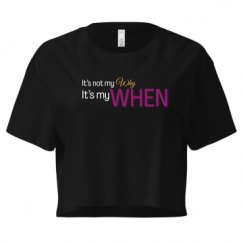 Ladies Festival Cali Crop Top Tee