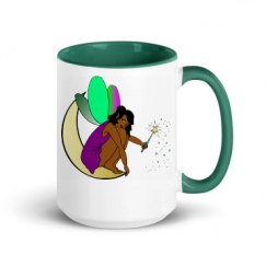 15oz Ceramic Mug with Color Inside