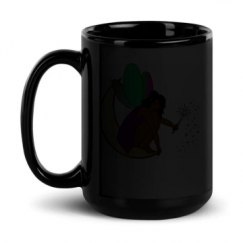 15oz Black Glossy Mug