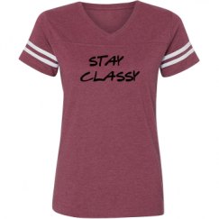 Ladies Relaxed Fit Vintage Sports Tee