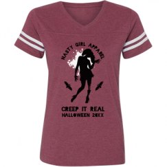 Ladies Relaxed Fit Vintage Sports Tee