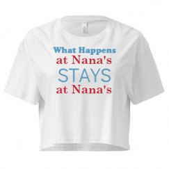 Ladies Festival Cali Crop Top Tee