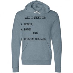 Unisex Fleece Pullover Midweight Hoodie