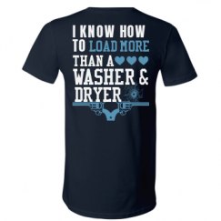 Unisex V-Neck Jersey Tee