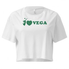 Ladies Festival Cali Crop Top Tee