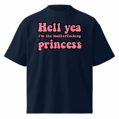 Unisex Organic Oversized High Neck T-Shirt