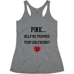 Ladies Slim Fit Super Soft Racerback Triblend Tank