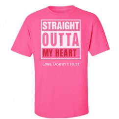Unisex Ultra Cotton Safety Neon Crewneck Tee