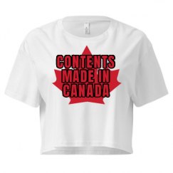 Ladies Festival Cali Crop Top Tee