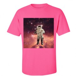 Unisex Ultra Cotton Safety Neon Crewneck Tee