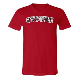 Unisex V-Neck Jersey Tee