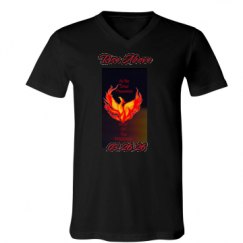 Unisex V-Neck Jersey Tee