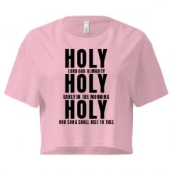 Ladies Festival Cali Crop Top Tee