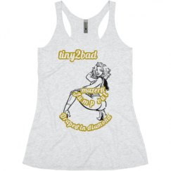Ladies Slim Fit Super Soft Racerback Triblend Tank