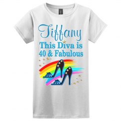 40TH BIRTHDAY CUSTOM DIVA DESIGN