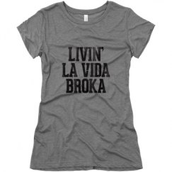 Ladies Slim Fit Super Soft Triblend Tee