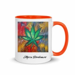 11oz Ceramic Mug with Color Inside